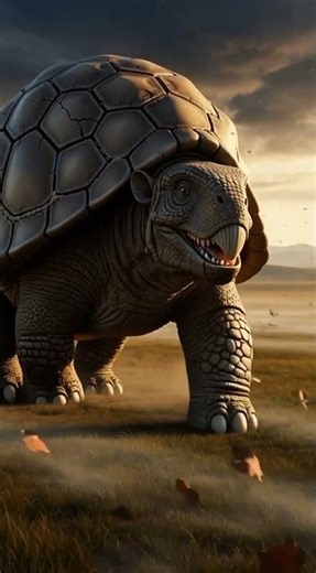 Glyptodon The Guardian of the Prehistoric Desert#ai#animals
