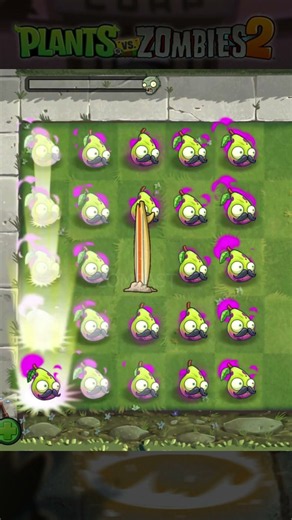 PvZ 2 - Grape shot Plant Team & Other Team level 1 Vs 50 Surf Board Items #shorts #pvz2