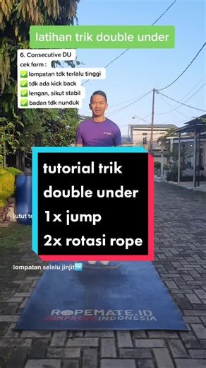 Tutorial Double Under Jump Rope: Tips and Tricks