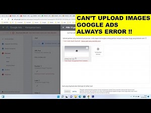 Can't Upload Image on Google Ads