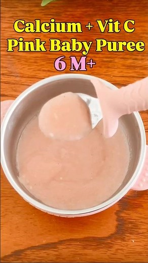 Suji Makhana Strawberry Puree for Babies | Homemade Baby Food Recipe (6M+) Calcium & Vitamin C Rich