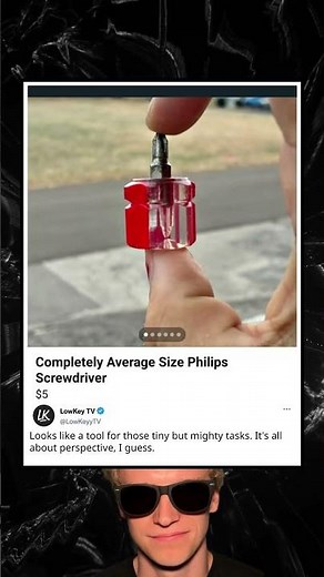 Tiny Screwdriver Humor