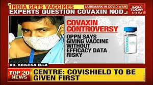 7.7K views · 44 reactions | We have 16 vaccines. We are not a company without vaccine experience: Dr. Krishna Ella (CMD, Bharat Biotech) | India Today | Facebook