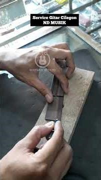 cara membuat bridge gitar klasik