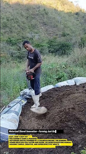 Motorized Shovel Innovation – Farming Just Got Easier!