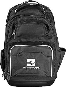 Smart-Charge Contractor Backpack with Waterproof Rain Cover