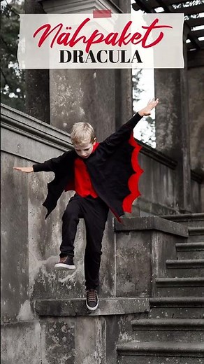 DIY Kinder Dracula / Vampir – Einfaches Kostüm für Halloween