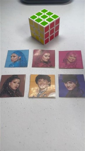 Descendants Wicked Wonderland Rubik’s Cube❤️ #descendants #descendants5 #rubikscube #scrapbooking