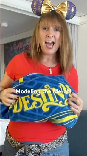 Modeling the Merch on new Disney cruise ship DISNEY DESTINY!