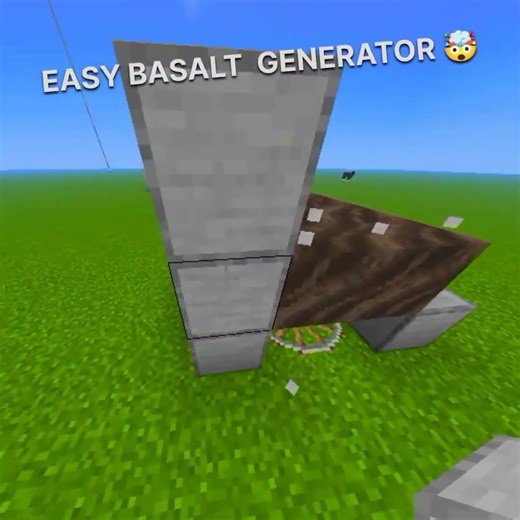 MINECRAFT EASY BASALT GENERATOR 🤯