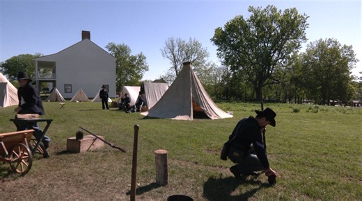 Fort Scott reenactors educate on Kansas’s Civil War history