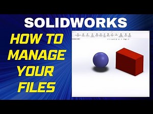 How to Save, Rename, and Manage Files in Solidworks - Solidworks Beginner's Tutorial by AB Designs