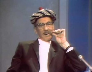 Groucho Marx on The Dick Cavett Show, 1969.