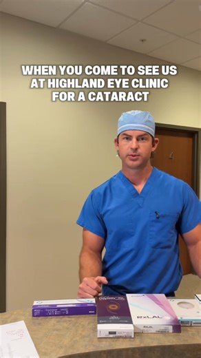 Here’s what to expect when you come for a cataract or premium lens replacement evaluation! Call us today 📞 (318) 795-4770 to schedule an appointment. | Highland Eye Clinic