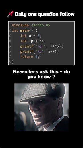 Predict the output of C code if you are coder programmer #java #programming #coder