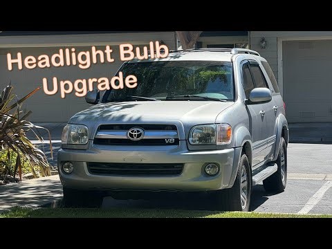 LED Mini Projector Headlight Bulb Upgrade | Resistor FIX | 1st gen Toyota Sequoia & Tundra