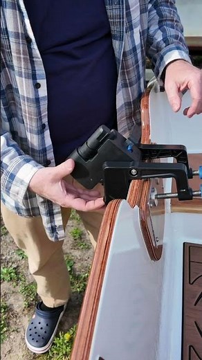 Check out this small electric outboard motor!