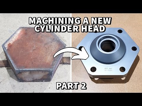 Machining a new Hydraulic Cylinder Head for CAT 651 Tractor Scraper | Part 2