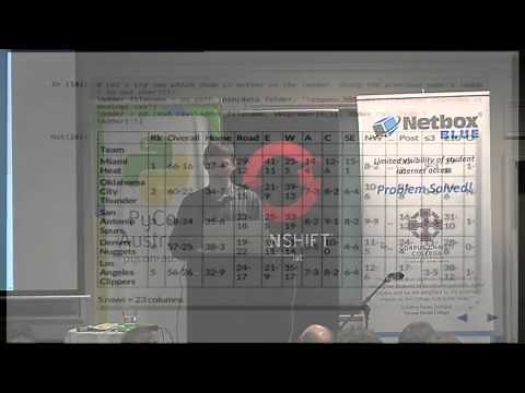 Predicting sports winners using data analytics with pandas and scikit-learn by Robert Layton