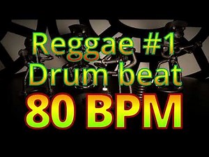 80 BPM - Reggae #1 - Jamaica - Marley - Roots - 4/4 #DrumBeat - #DrumTrack -🥁🎸🎹🤘