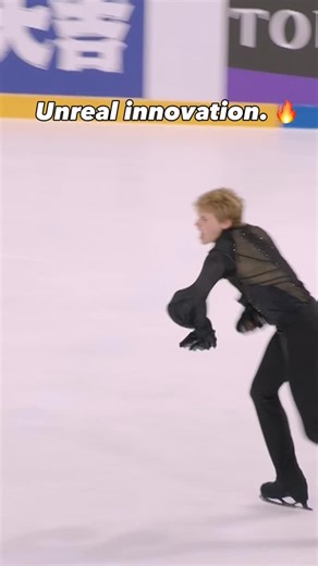 40-point margin?! The Quadgod’s in another league 🔥🥇 Ilia Malinin jumps, spins, and invents: pulling off his signature raspberry twist mid-spin 🤯⛸ #GPFigure #FigureSkating | ISU Figure Skating