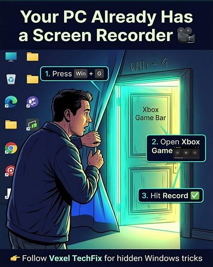 Screen Record Without Installing Anything! 😳