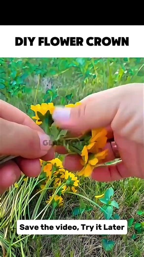 How to Make a Wildflower Chain Crown | Easy Nature DIY Tutorial ✨#DaisyChain #WildflowerCrown