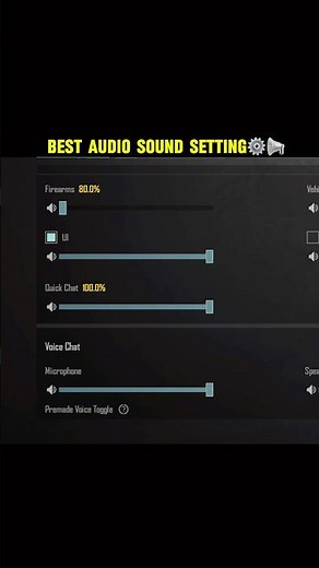 Best Audio Settings for Sound Sense in BGMI/PUBG 🔥