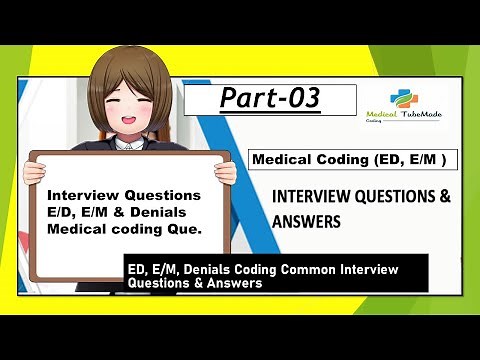 ED, E/M & Denials coding interview Questions | Medical coding common Questions | PART- 03
