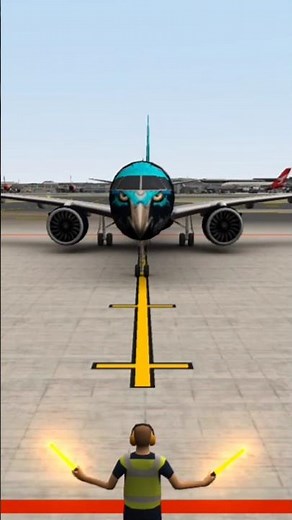 Embraer E295 Profit Hunter Blue #planegame #planespotting #worldofairports