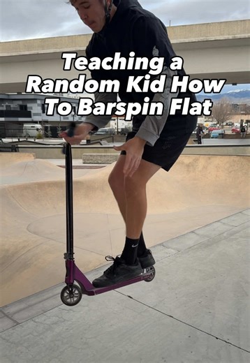 Barspin Flat on a Scooter: Step-by-Step Tutorial