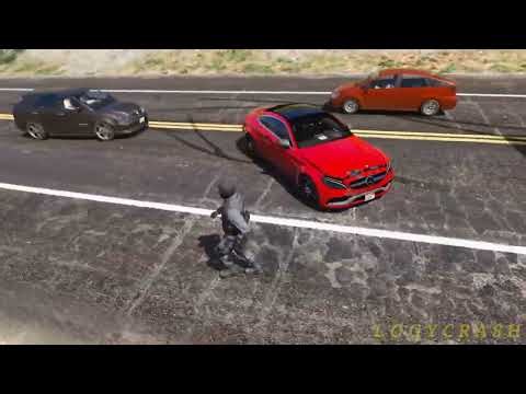 GTA 5 CRASH TESTING REAL CAR MOD #3 | CrashDestructions