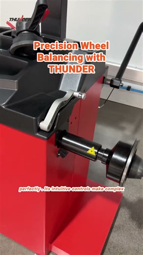 Revolutionize Your Auto Shop with THUNDER's Precision Wheel Balancer