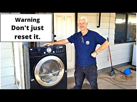 LG Dryer No Heat Reset Button