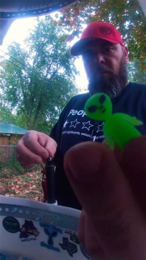 Trying to blow up an alien with a slingshot