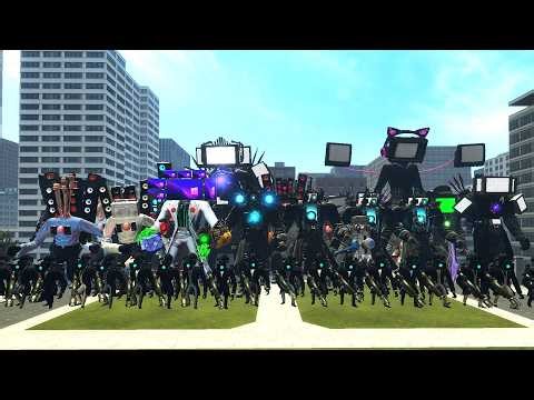 ALL SKIBIDI TOILET ALL BOSSES vs TITAN CAMERAMAN, TV MAN & SPEAKERMAN – in GARRY’S MOD!