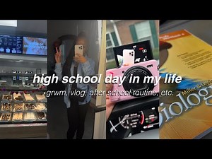 vlog: highschool day in my life *freshman edition*