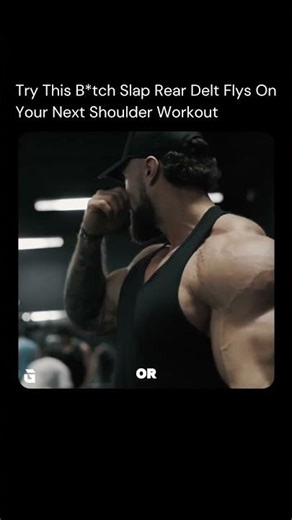 Try This B*tch Slap Rear Delt Flys On Your Next Shoulder Workout