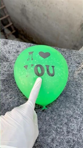 Experiment: Will a water balloon explode if it rolls down from a tall building? 💥🎈 #balloon