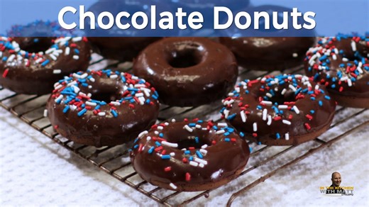 How to make chocolate doughnuts | Easy chocolate cake donuts recipe