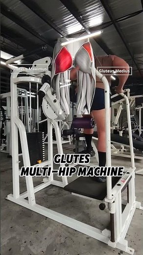 How to do glutes Multi-hip machine
