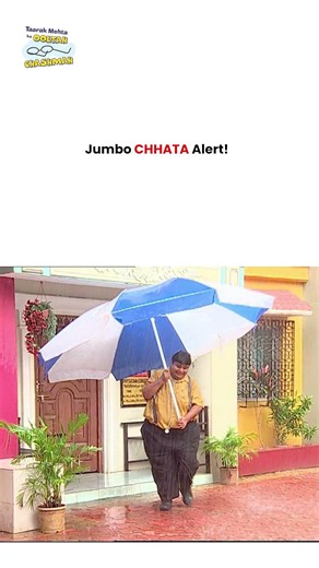 Jumbo Chhata Alert ! #tmkoc #funny #jethalal #daya #shortsfeed