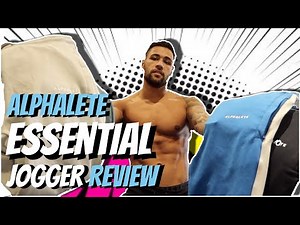 ALPHALETE ESSENTIAL JOGGER REVIEW !! OMG !!! SICK!!!