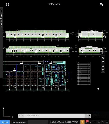 CAD-Viewer: A high-performance web-based DWG/DXF viewer/editor without requiring any backend server
