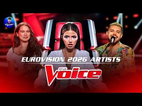 Eurovision 2026 Artists in 'The Voice'