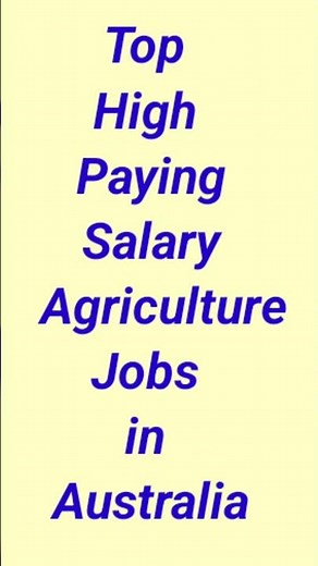 Top High Paying Agriculture Jobs in Australlia| Abroad Australia Agriculture Farm Jobs #shorts #jobs