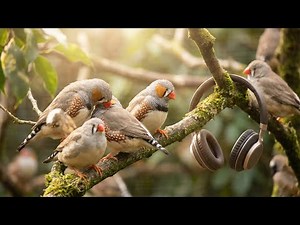 Real Finch Sounds That Calm Birds & Humans 🎧 | Peaceful Aviary ASMR