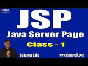 Learn JSP Tutorial Online Training by Nagoor Babu Sir On 14-05-2018