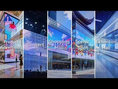 Case Show of Transparent LED Screens