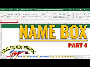 [Excel Tagalog Tutorial #4] Name Box